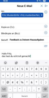 Mail schreiben